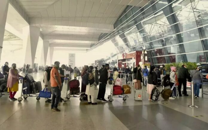 delhi airport case man arrested for urinating openly at delhi airport terminal three exit gate sbh